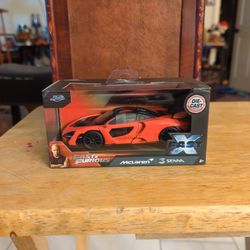 McLaren Senna Red and Black "Fast X" (2023) Movie "Fast & Furious" Series 1/32 Diecast Model Car by Jada
