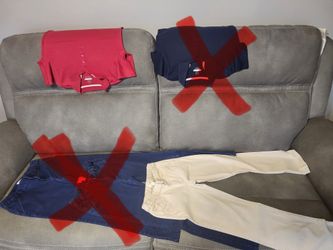 School Uniforms (Girls) Polo Size XL 14/16. Pants Size 12