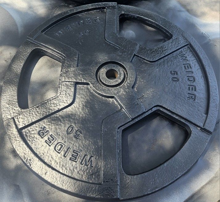 Weight Plates 1 Inch Standard $150 total price