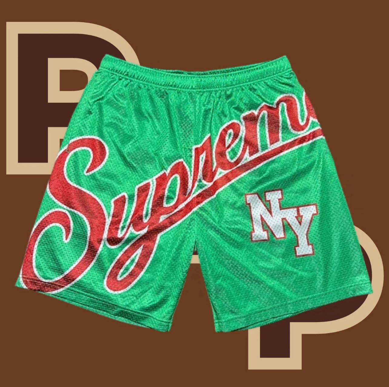 Supreme Big Script Mesh Short (Small)