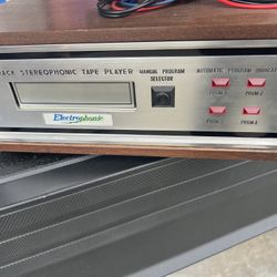 Electronic Eight Track Stereophonic Tape Player
