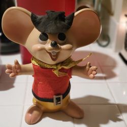 RARE*VINTAGE CINDERELLA *MOUSE *GUS*BANK COOL COLLECTIBLE 