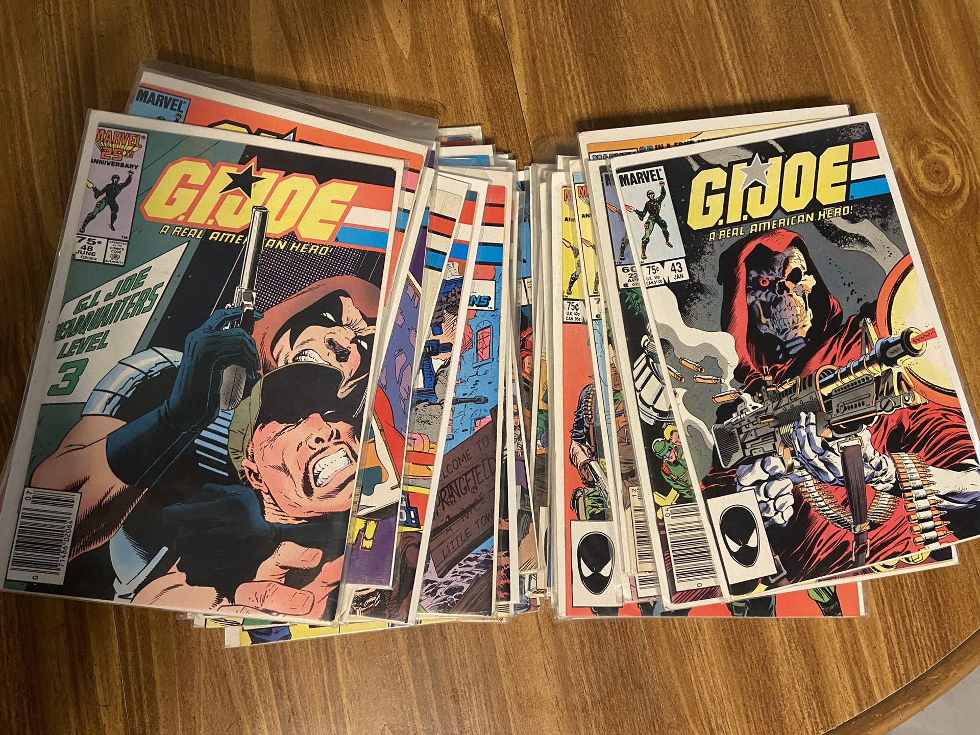 Gijoe Marvel Comics Lot 33 Books 
