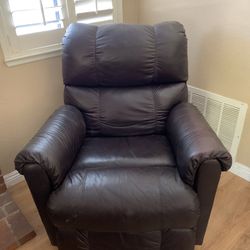 Burgundy Recliner