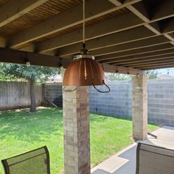 Copper Colander Light Pendant Set Of 2