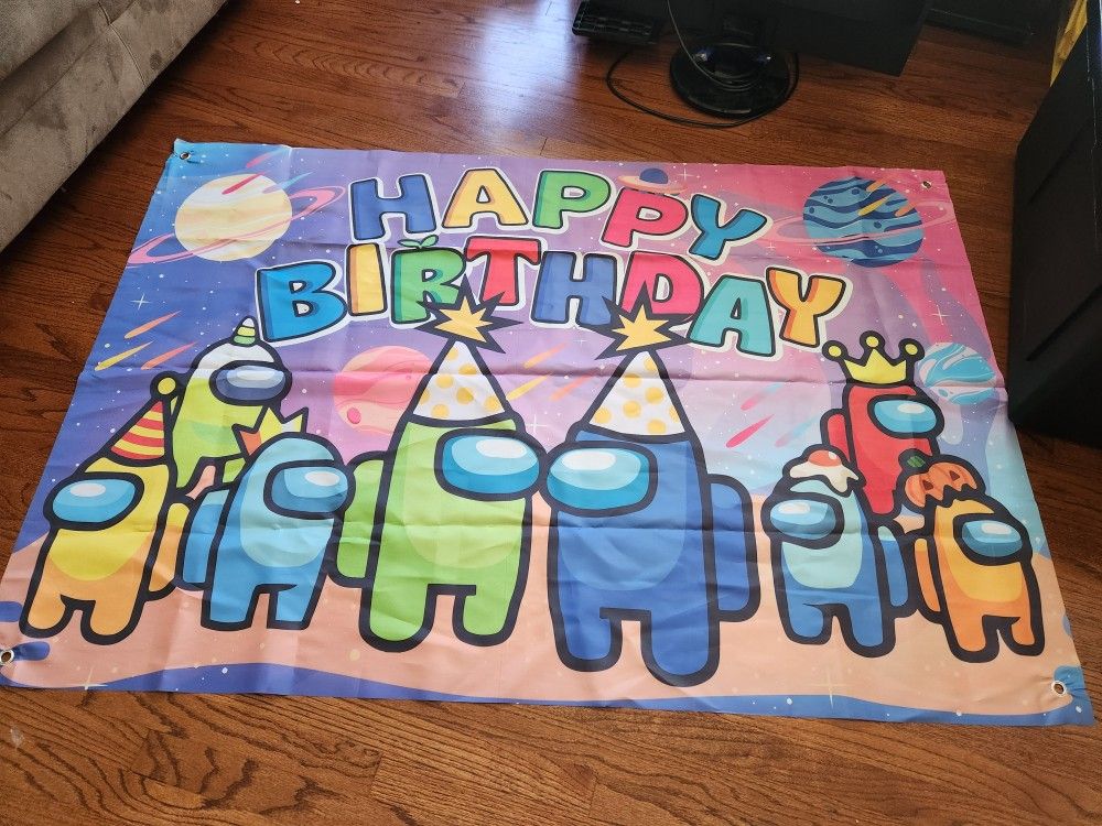 Among Us Birthday Decorations