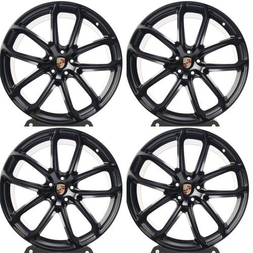 21" Staggered Porsche Macan Wheels Rims Set of 4 21x9 21x10 5x112