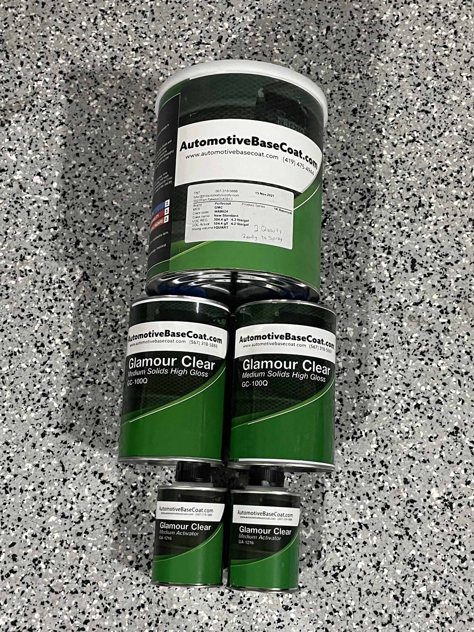 Chevy/GMC Olympic White Ready To Spray 2 Quarts