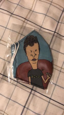 Beavis and butthead face mask