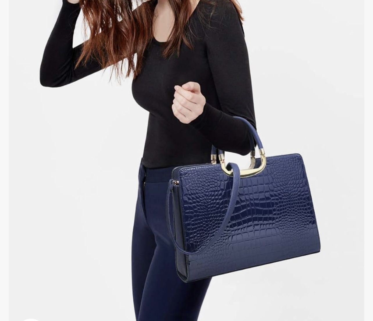 Womens Handbag Top Handle Shoulder Bag Tote Satchel Purse Work Bag 