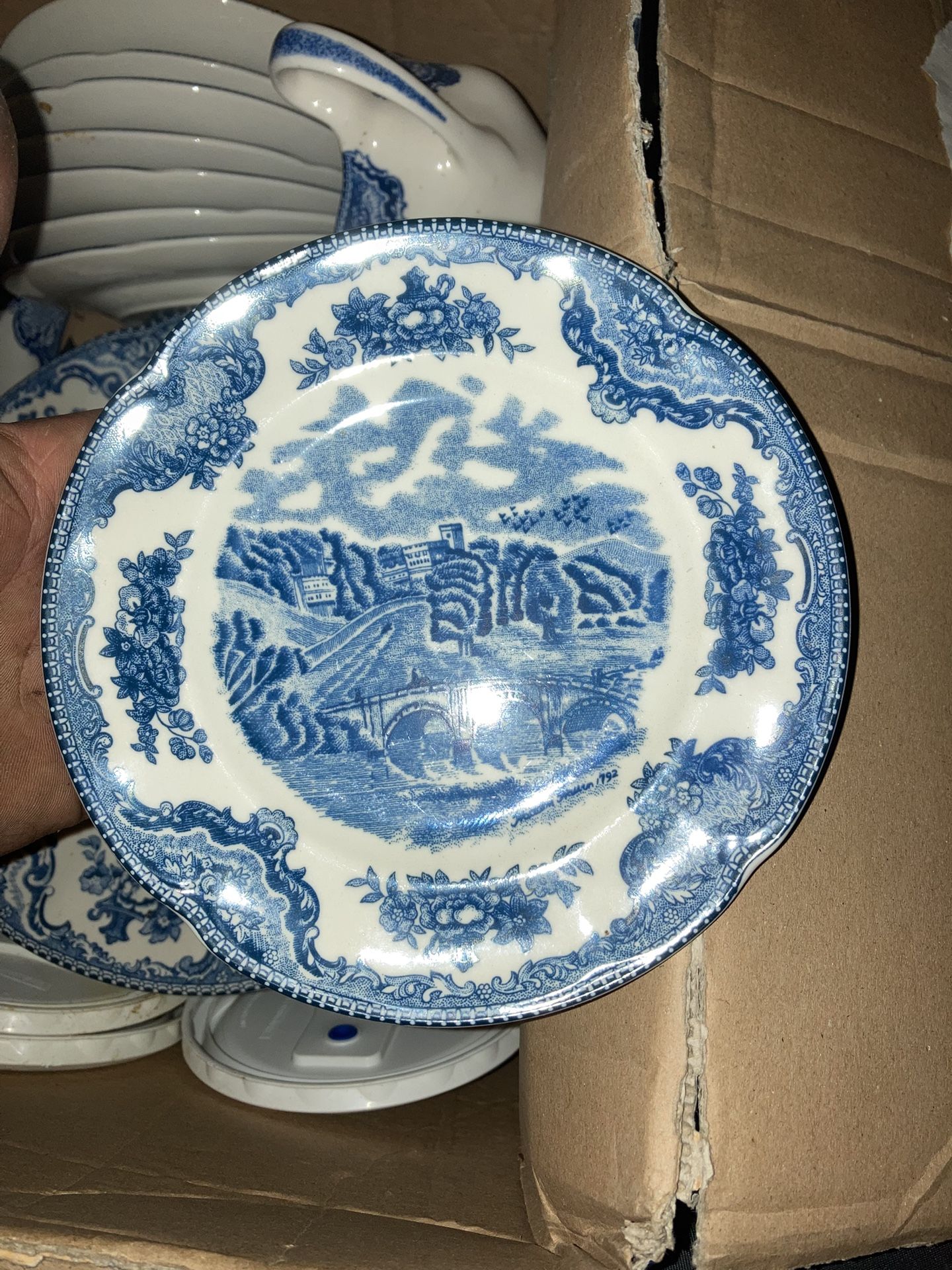 Johnson Bros Old Britain Castle Rare Tea Plates