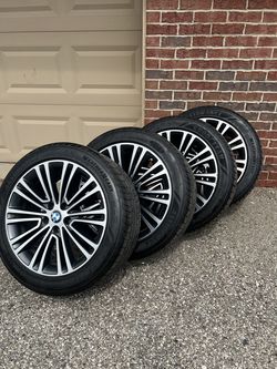 OEM BMW Style 634 18" Wheels + Goodyear WeatherReady 245/45R18 - Set of 4