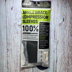 Crucial Compression Ankle Brace Compression Support Sleeves Size Med.NWT
