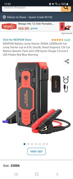 Nexpow Portable Vehicle Jumper