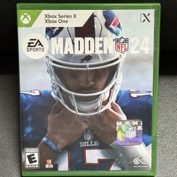 Madden 24 NFL 25 Xbox Series X & Xbox One Console Controller Football Madden 2024 2025 Game Like New 😎🏈🎮