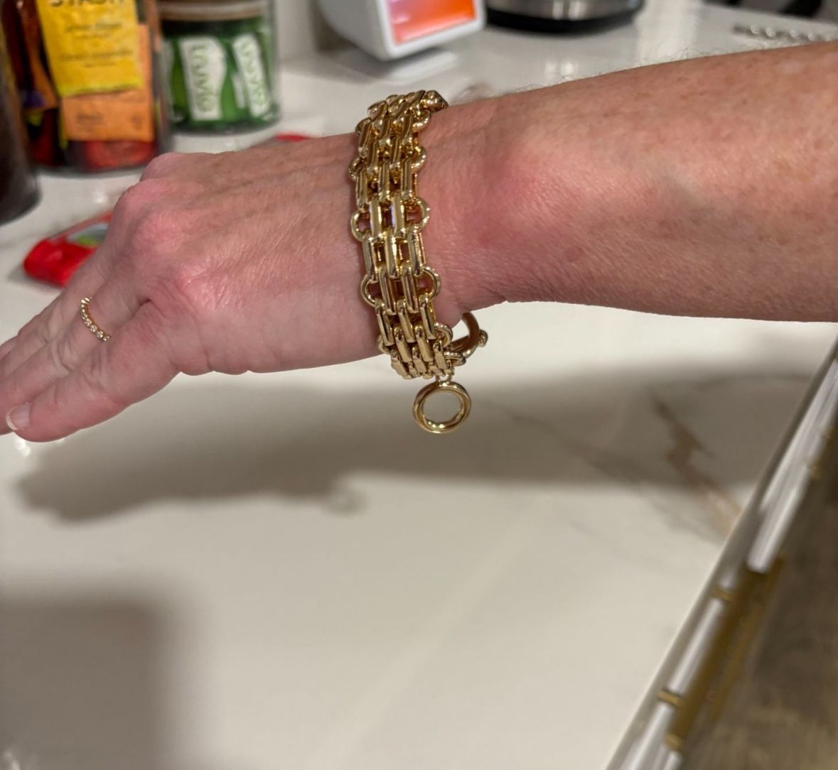 Gold plated bracelet
