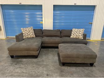 Large Gray Costco Sectional Free Delivery