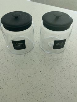 Laundry Room Storage Jar Set
