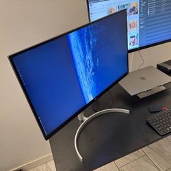 LG 27BL85U-W 27” Monitor with Stand / AC Adapter