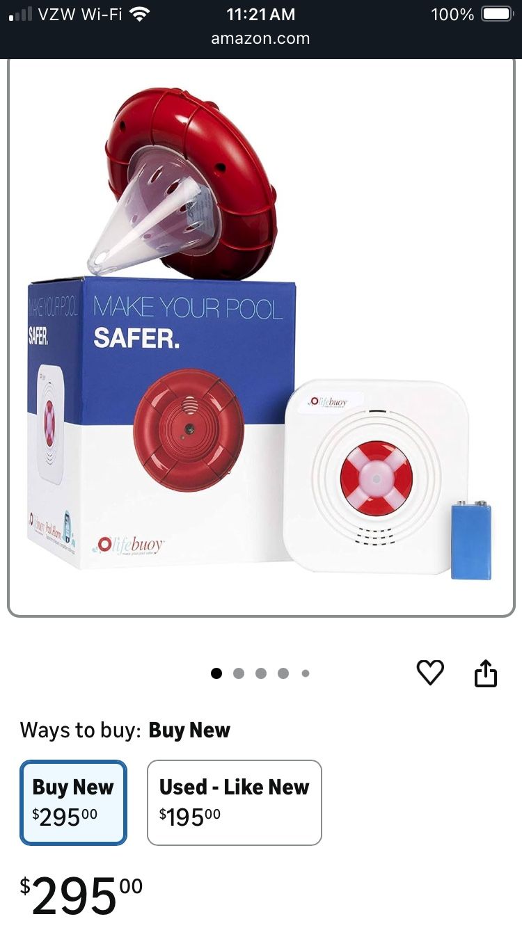 Lifebouy Pool Alarm System