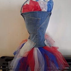 Red White & Blue Basket