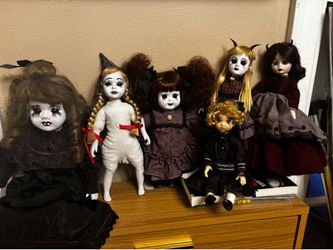 Creepy Victorian dolls