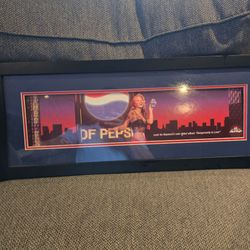 Beyoncé Pepsi Advertising Framed Promo Print 2003 Dangerously In Love Display