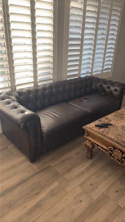 Couches and table