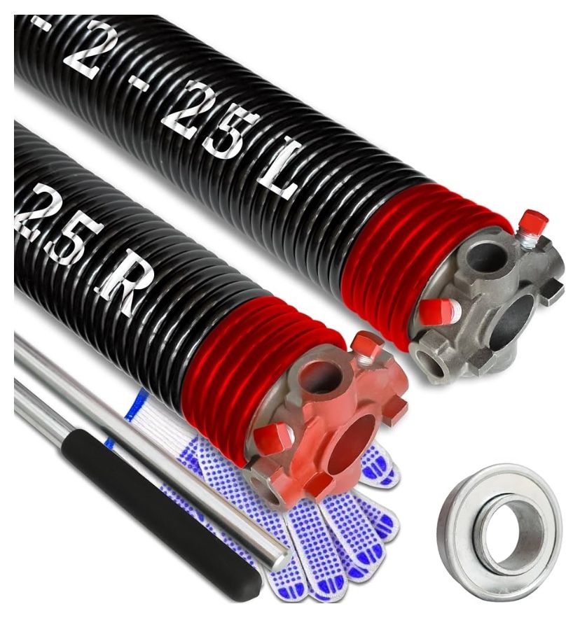 Garage Door Torsion Spring Set (.225 X 2 X 25”)