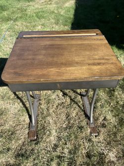 Vintage School Desk