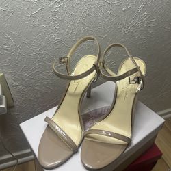 cream/light brown heels