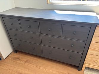IKEA Hemnes 8-Drawer Dresser Gray-Brown