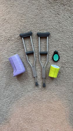 American Girl Doll Crutches Feel Better Set