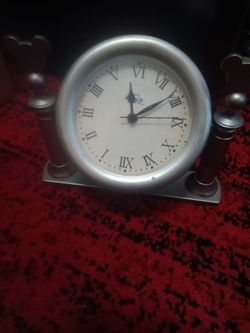 Mickey mouse metal clock