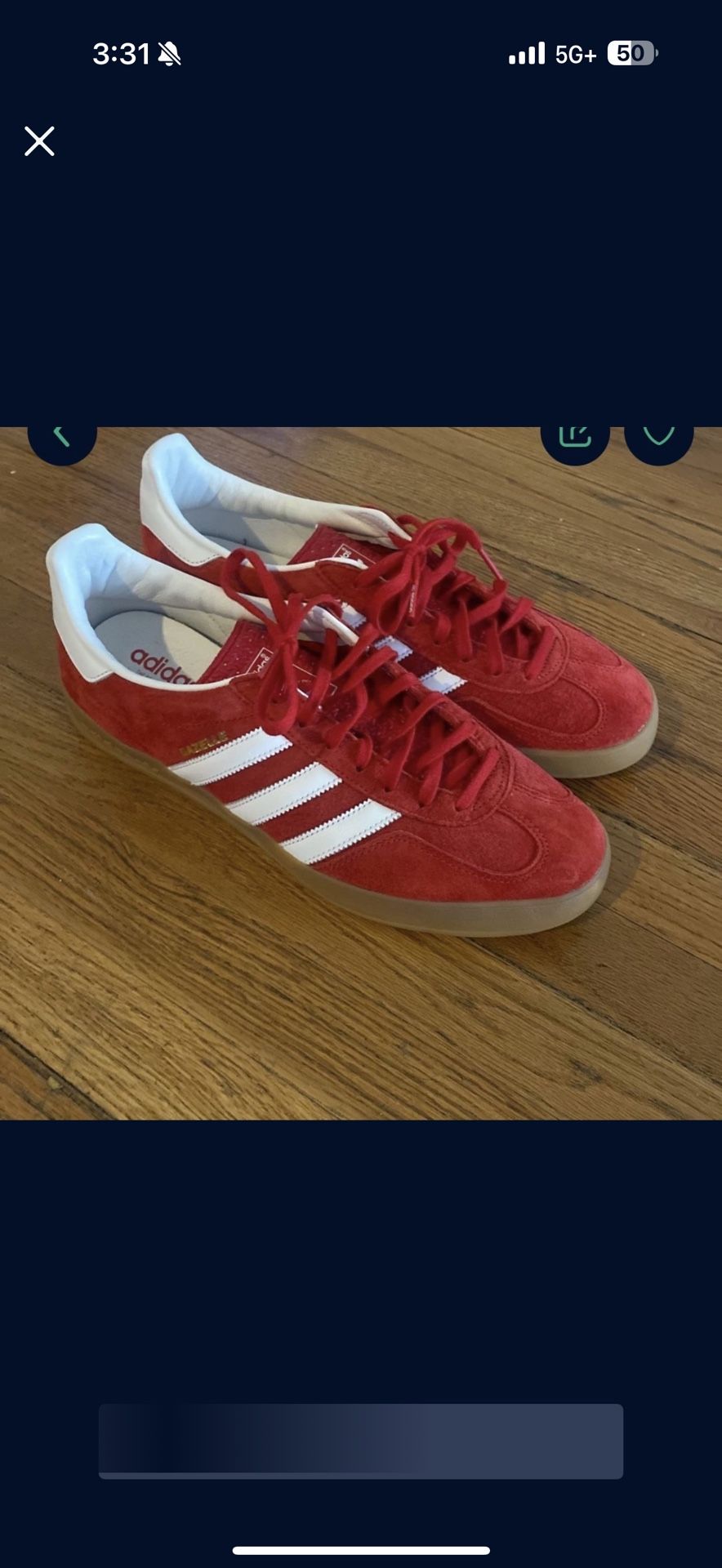 Adidas Gazelle Size 11