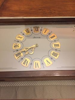 Mechanical Russian Desk clock with chime