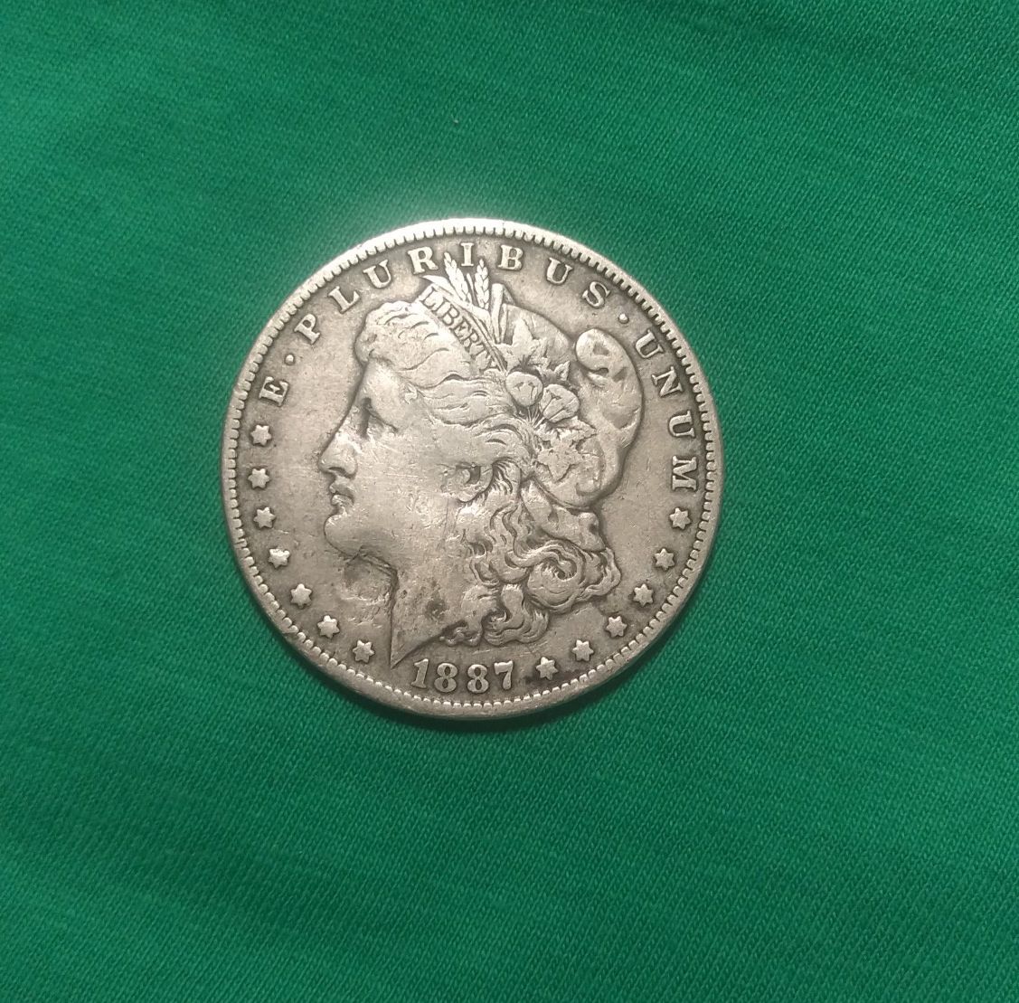 1887 Morgan dollar