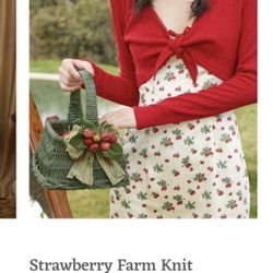 Strawberry Farm Knit Cardigan