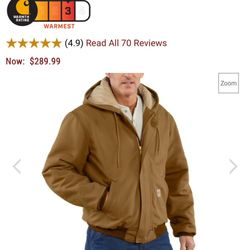 Carhartt Fr Jacket Size xL