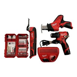MILWAUKEE 3 PC POWER TOOL SET #34675