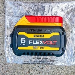 Dewalt 20v New Flex Volt Battery 6AH ( 90$ Firm )