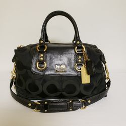 Coach Signature Canvas/Leather Handbag