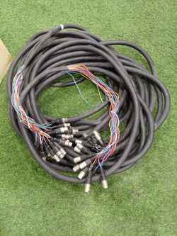 Cable Xlr 100ft 25 channel's For Audio