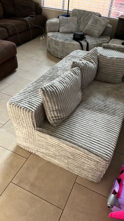Modern L Shape 96” L Shaped Couch