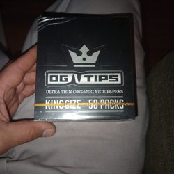 OG Tips 1 1-4 Size Rolling Papers 50pack