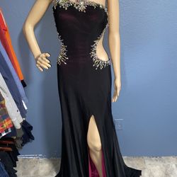 Alyce Designs Black Prom Dress