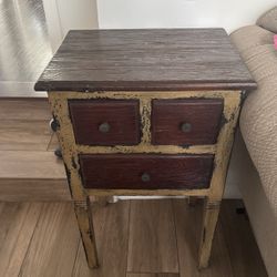 Distressed Nightstand  $75