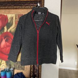 Boys Gray Sweater M 8/10