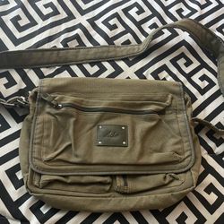 Aalee Side Bag Green Military Cotton 