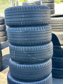 SET OF TIRE 215 40 18 MICHELIN 85% LIFE